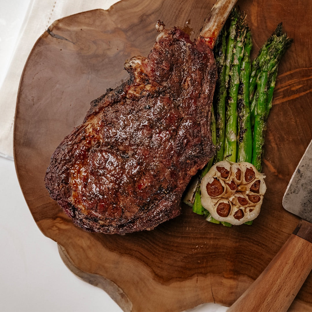 bison tomahawk steak