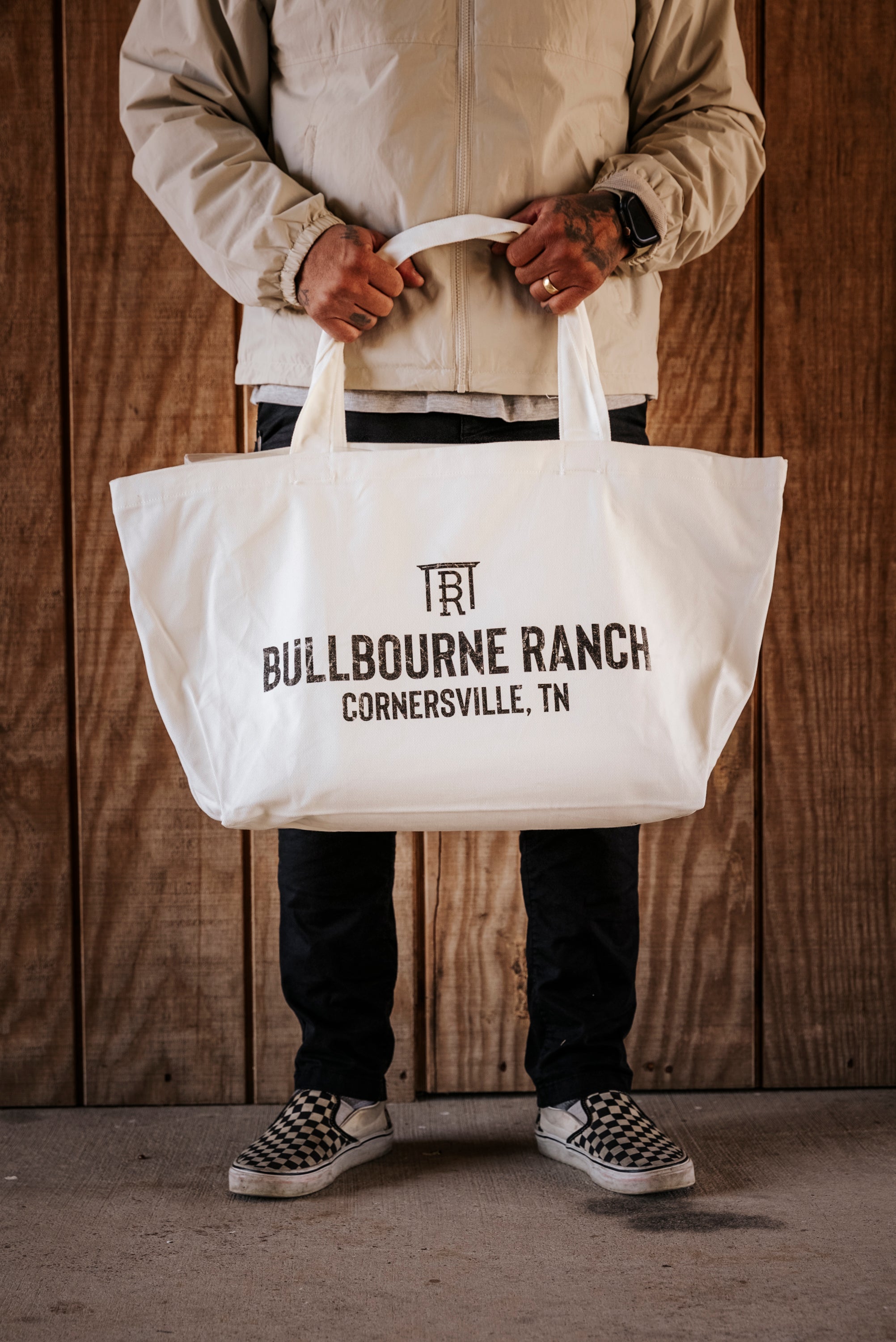 Bullbourne Bison Oversized Tote Bag